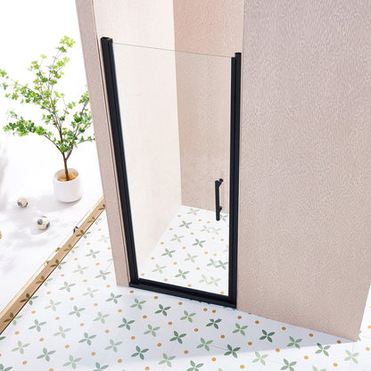 75" X 32" Aluminum and Tempered Glass Shower Door HomeRoots