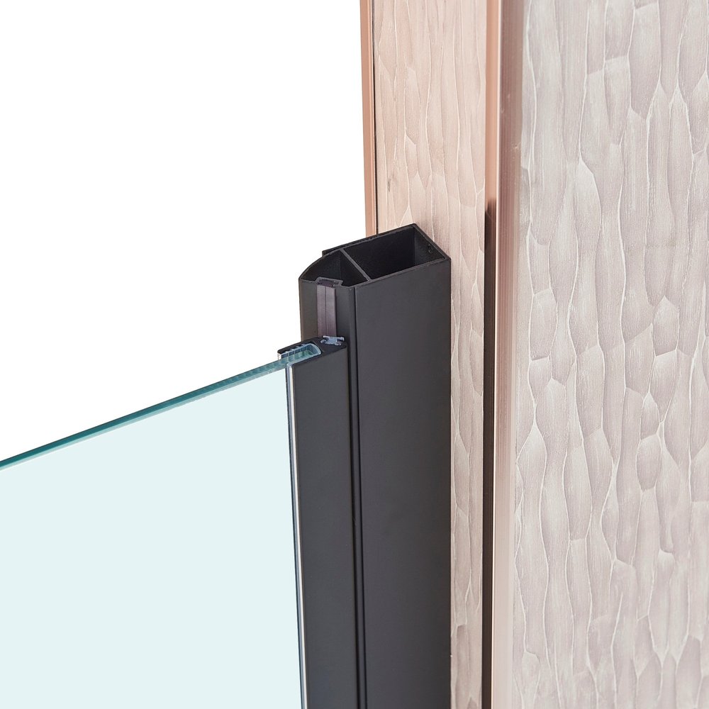75" X 32" Aluminum and Tempered Glass Shower Door HomeRoots
