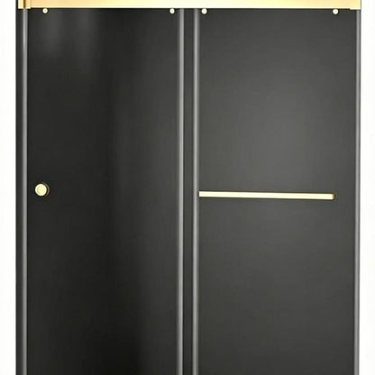 Set Of Two Tempered Glass Shower Doors HomeRoots