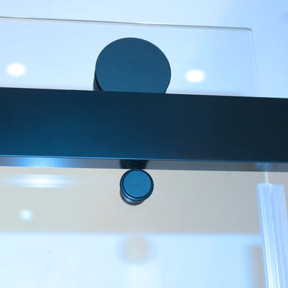 Set Of Two Tempered Glass Shower Doors HomeRoots