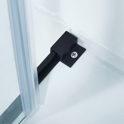 Set Of Two Tempered Glass Shower Doors HomeRoots