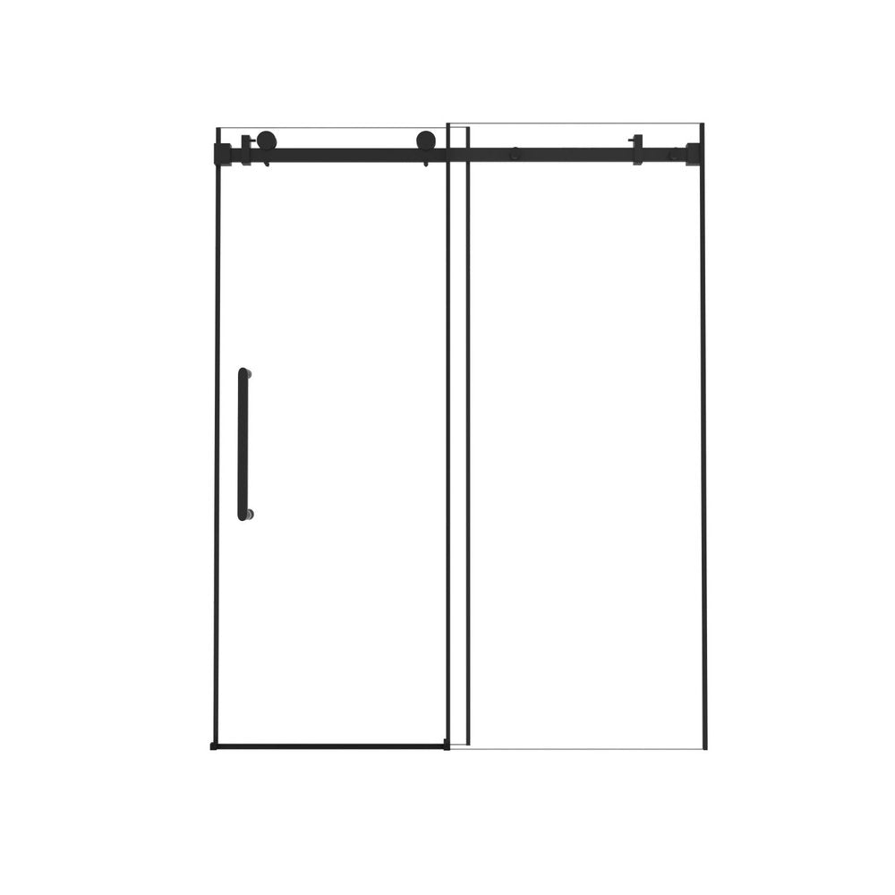 Set Of Two Tempered Glass Shower Doors HomeRoots