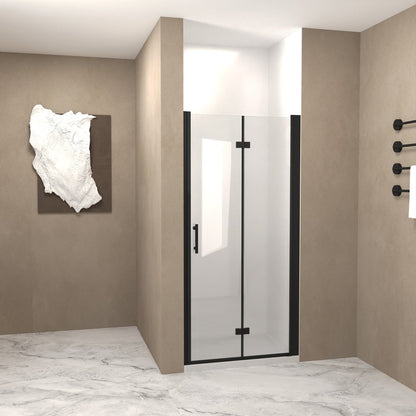 72" X 36" Aluminum And Tempered Glass Shower Door HomeRoots