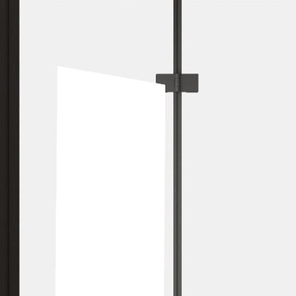 72" X 36" Aluminum And Tempered Glass Shower Door HomeRoots