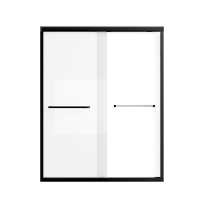 Set Of Two Aluminum and Tempered Glass Shower Doors HomeRoots