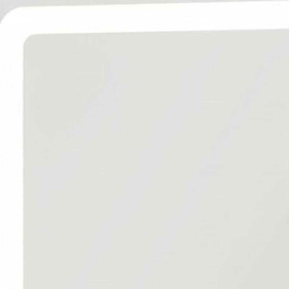 18" Lighted Freestanding Frameless Makeup Shaving Tabletop Mirror With USB HomeRoots