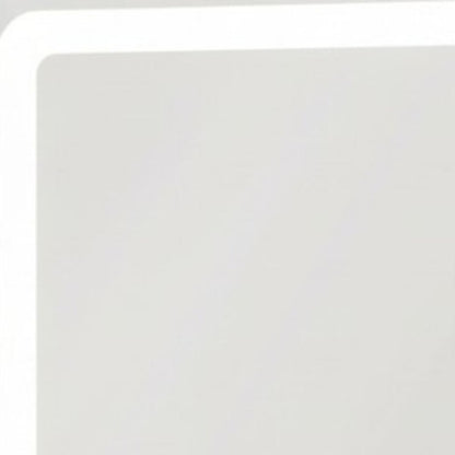 18" Lighted Freestanding Frameless Makeup Shaving Tabletop Mirror With USB HomeRoots