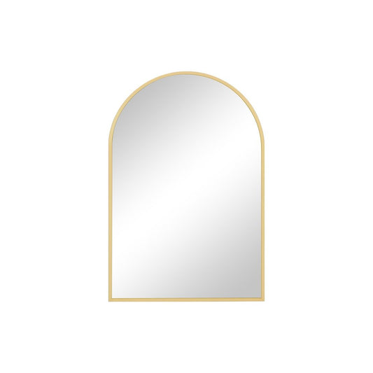 30" Gold Metal Arch Framed Accent Mirror HomeRoots