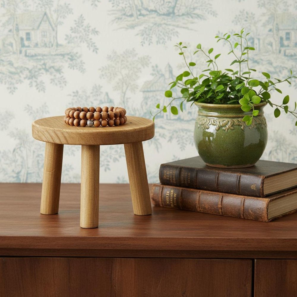 8" Brown Solid Wood Desk Organizer HomeRoots
