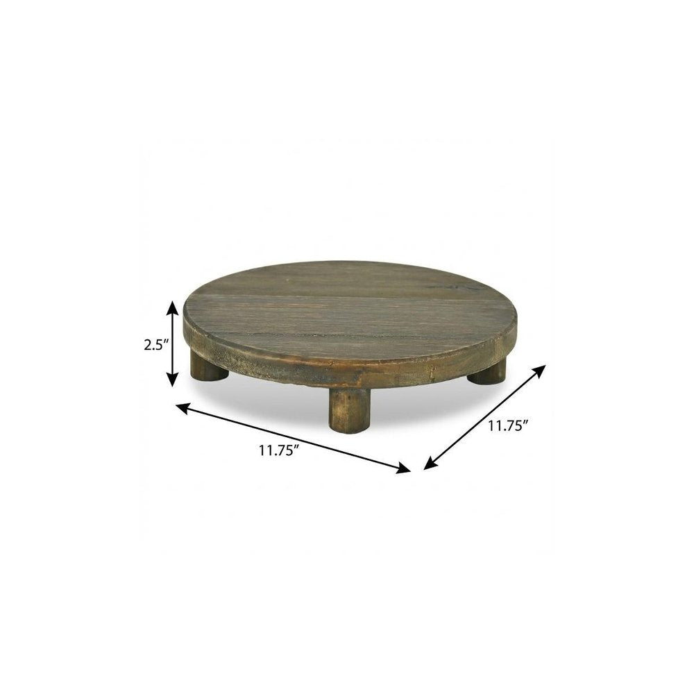 12" Brown Solid Wood Desk Organizer HomeRoots