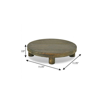 12" Brown Solid Wood Desk Organizer HomeRoots