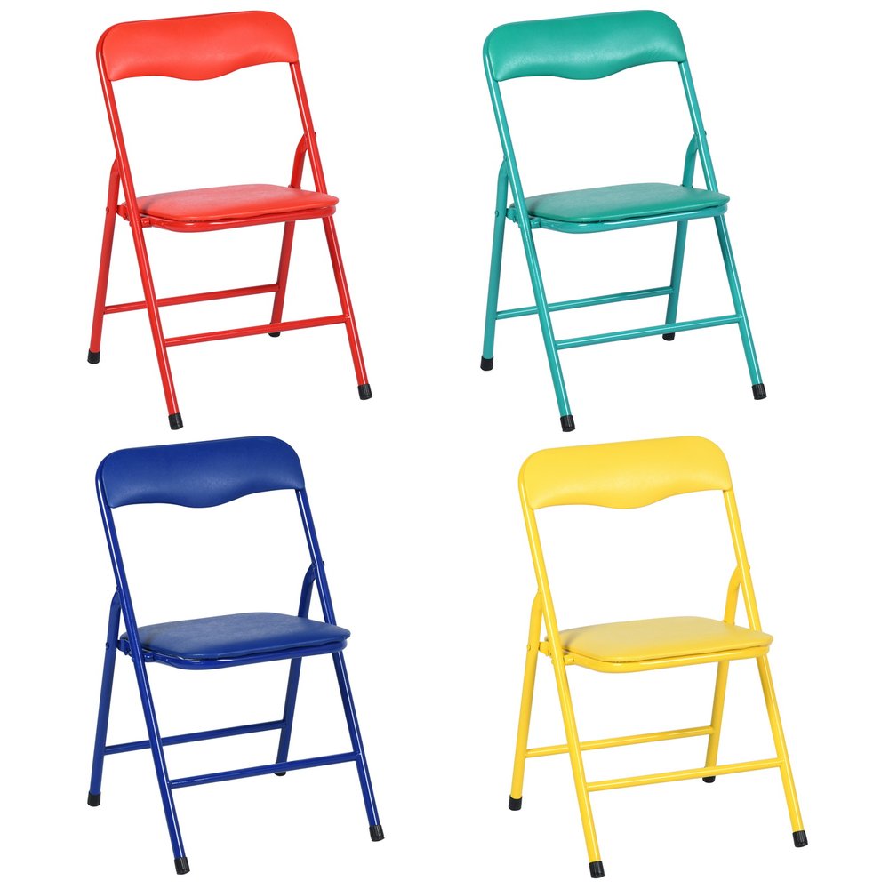 Blue PVC Veneer and Steel Square Furniture Set HomeRoots