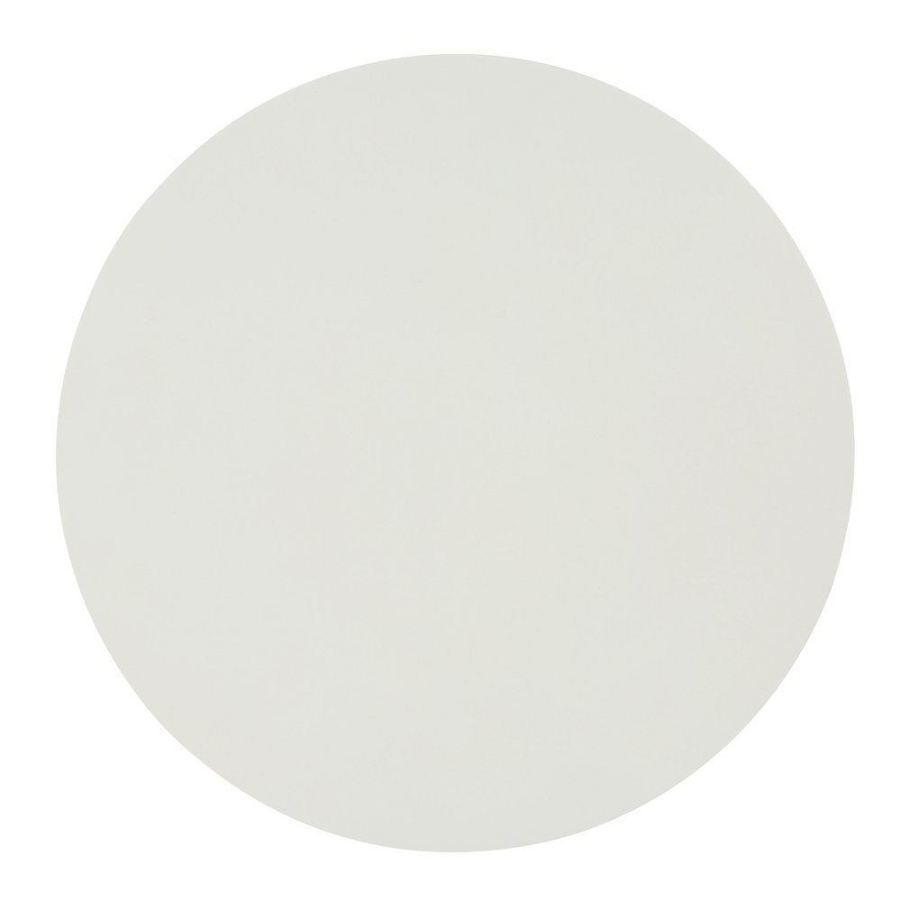35" White Wood Round Coffee Table — view 3