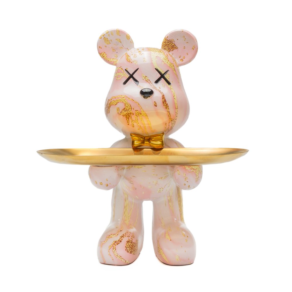 8" Pink Resin Statue HomeRoots