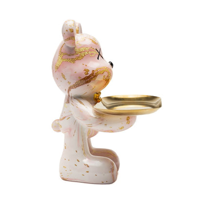 8" Pink Resin Statue HomeRoots