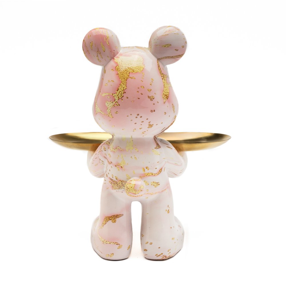 8" Pink Resin Statue HomeRoots