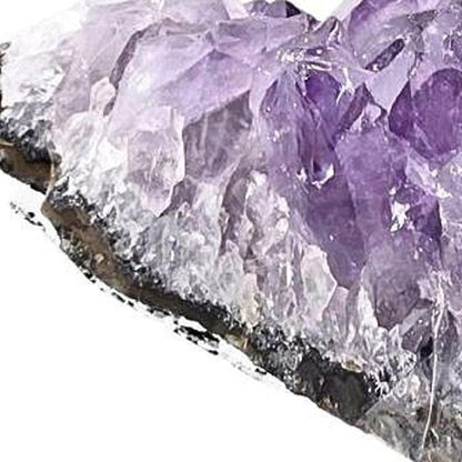 3" Purple Glass Crystal HomeRoots
