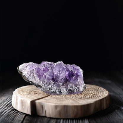 3" Purple Glass Crystal HomeRoots