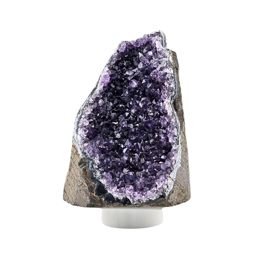 5" Purple Glass Crystal HomeRoots