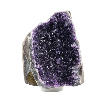 7" Purple Glass Crystal HomeRoots