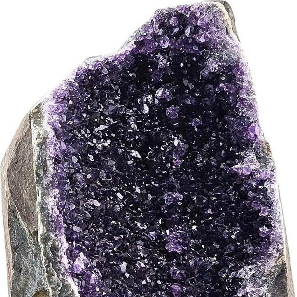 7" Purple Glass Crystal HomeRoots