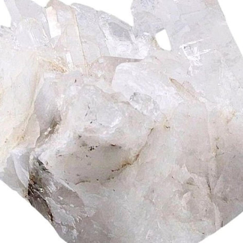 3" White Glass Crystal HomeRoots
