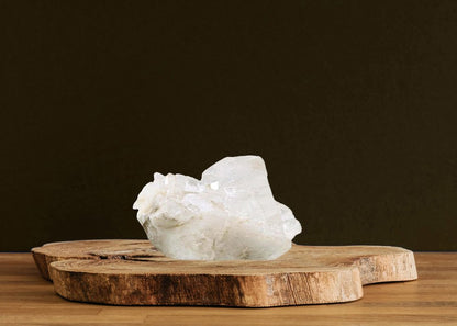 3" White Glass Crystal HomeRoots