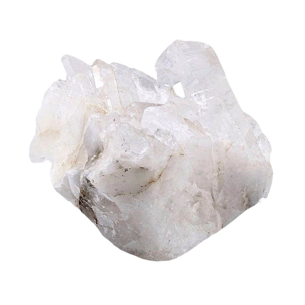 6" White Glass Crystal HomeRoots