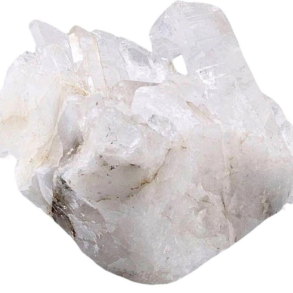 6" White Glass Crystal HomeRoots