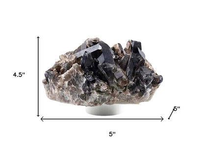 5" Black Glass Crystal HomeRoots