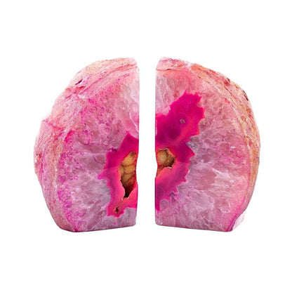 7" Pink Glass Crystal HomeRoots