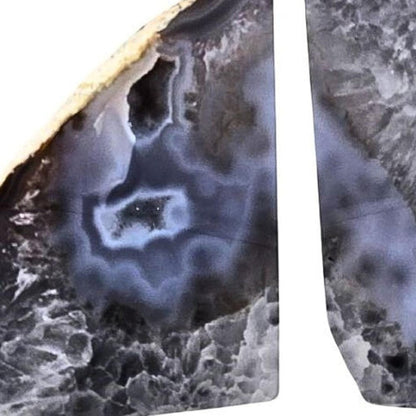 7" Gray Glass Crystal HomeRoots