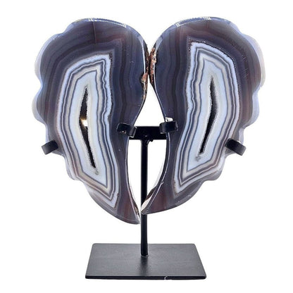 13" Gray Glass Crystal HomeRoots