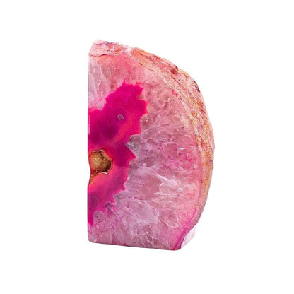 7" Pink Glass Crystal HomeRoots