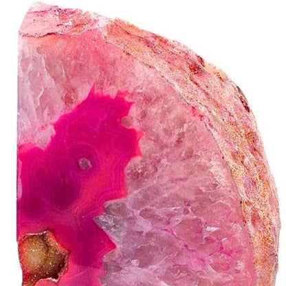 8" Pink Glass Crystal HomeRoots