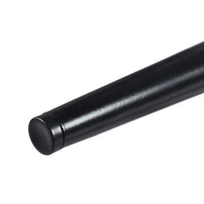 Set of Four Espresso and Black Faux Suede and Steel Dining Side Chairs HomeRoots