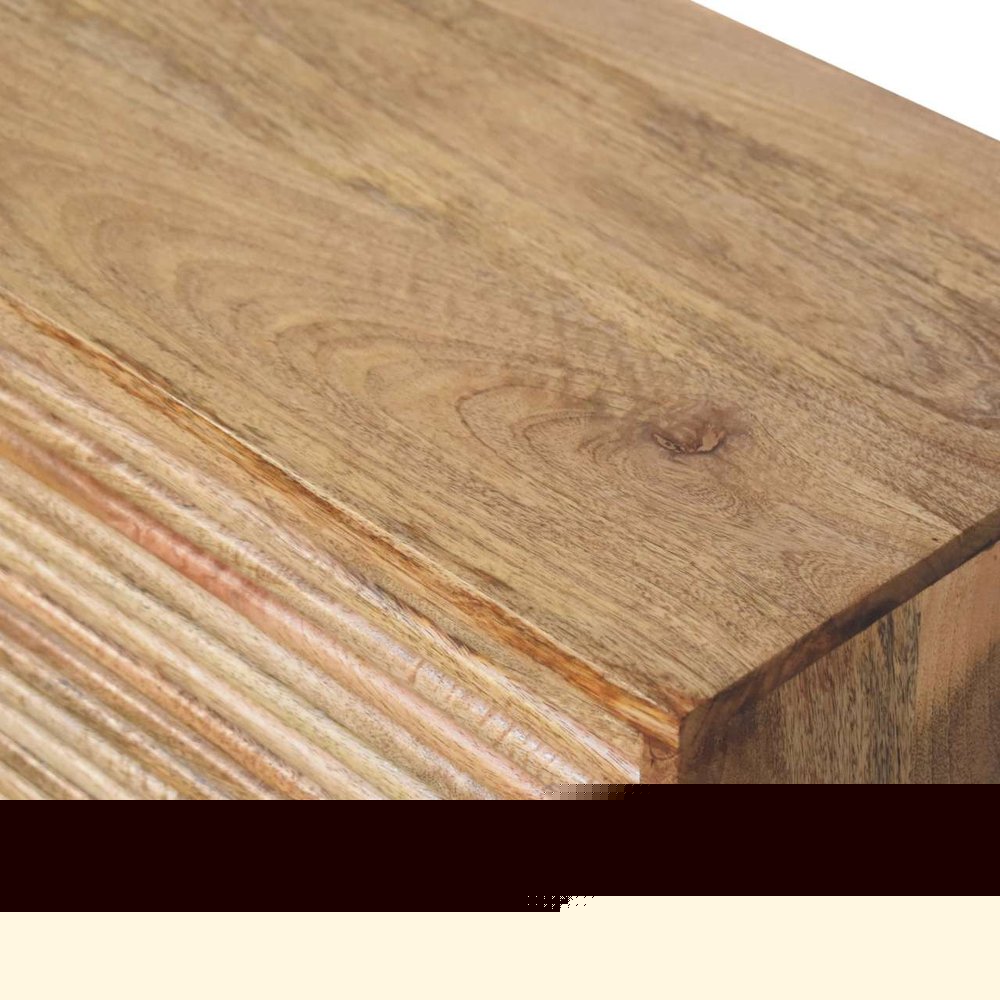 59" Brown Solid Wood Six Drawer Sideboard HomeRoots