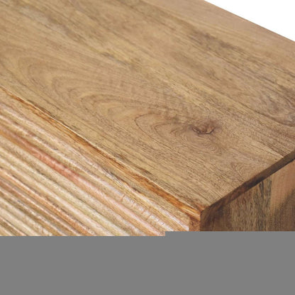 59" Brown Solid Wood Six Drawer Sideboard HomeRoots