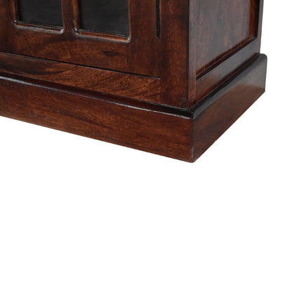 65" Brown Solid Wood Six Drawer Sideboard HomeRoots