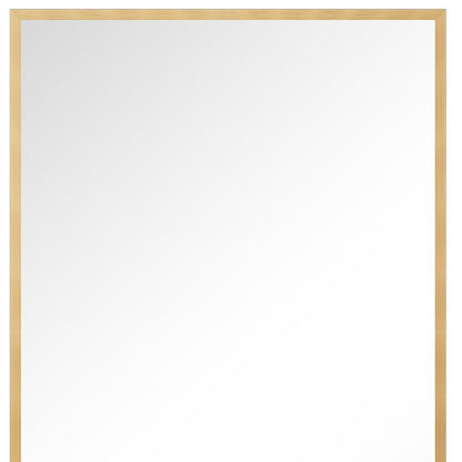 36" Gold Metal Framed Bathroom Vanity Mirror HomeRoots