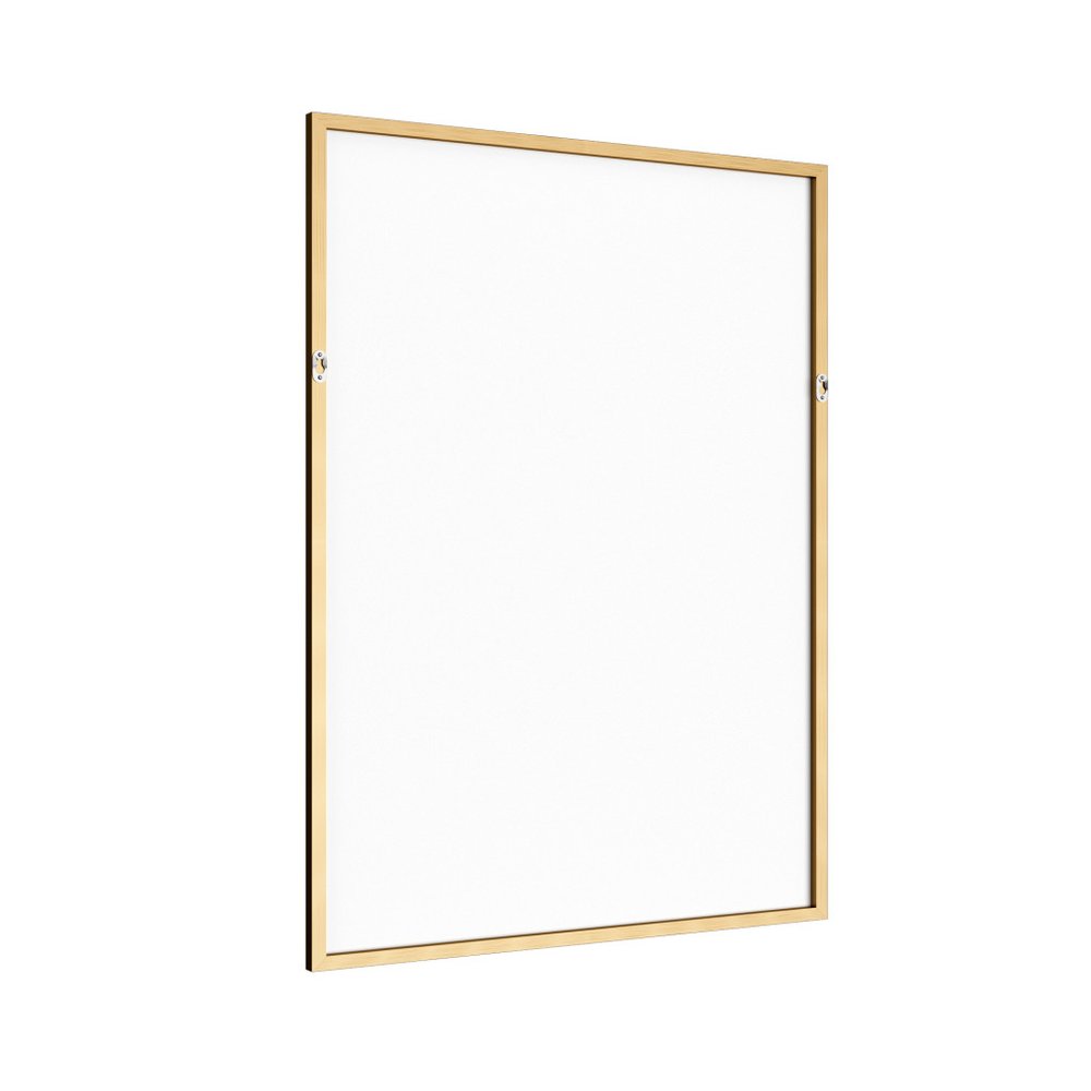 36" Gold Metal Framed Bathroom Vanity Mirror HomeRoots