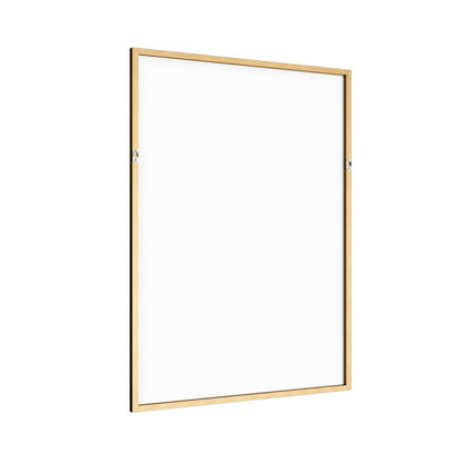 36" Gold Metal Framed Bathroom Vanity Mirror HomeRoots
