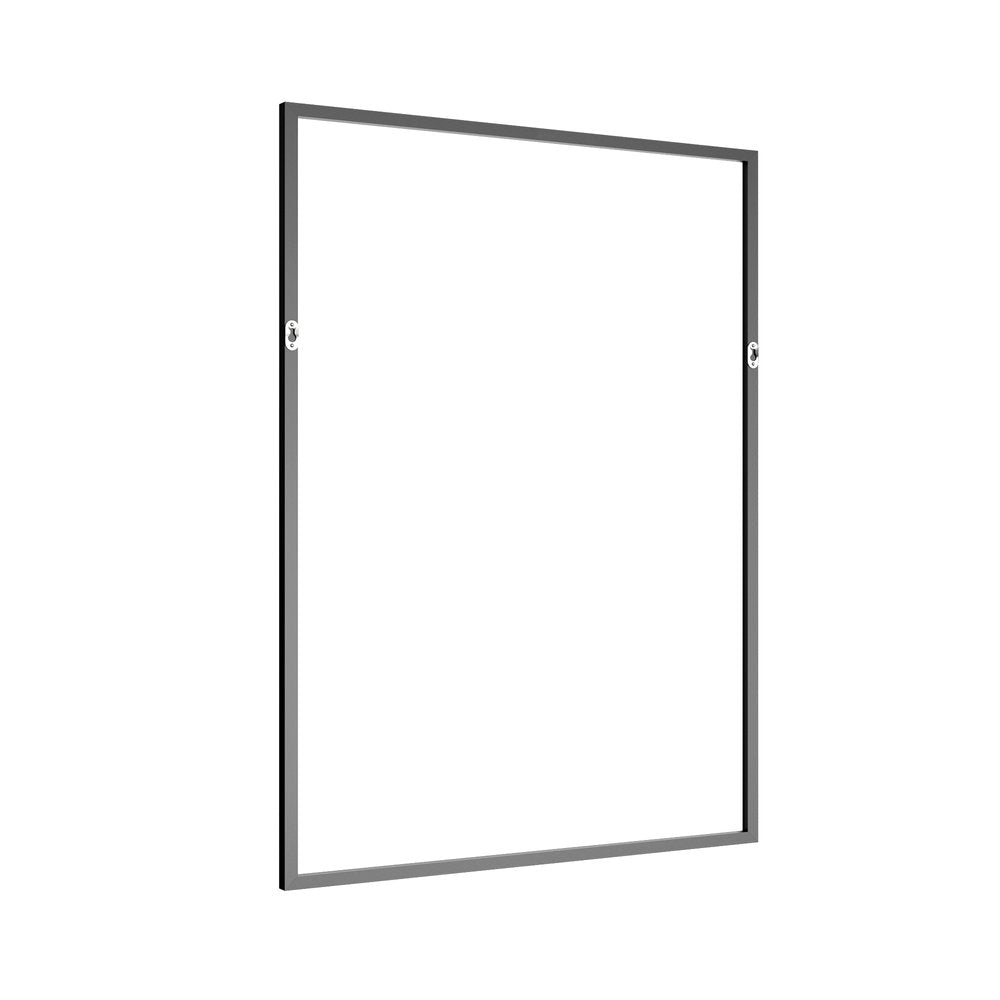 Set of Two Black Metal Framed Bathroom Vanity Mirrors — view 3