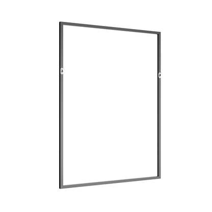 Set of Two Black Metal Framed Bathroom Vanity Mirrors HomeRoots