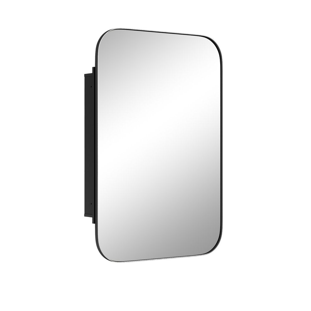 24" Gold Metal Framed Bathroom Vanity Mirror With Cabinet HomeRoots