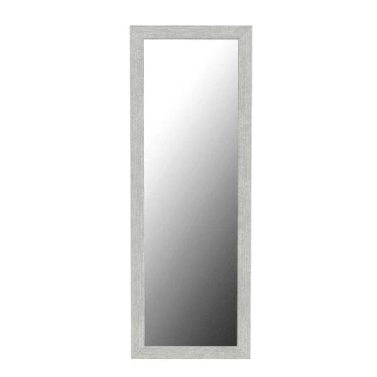 64" White Solid Wood Freestanding Framed Standing Mirror