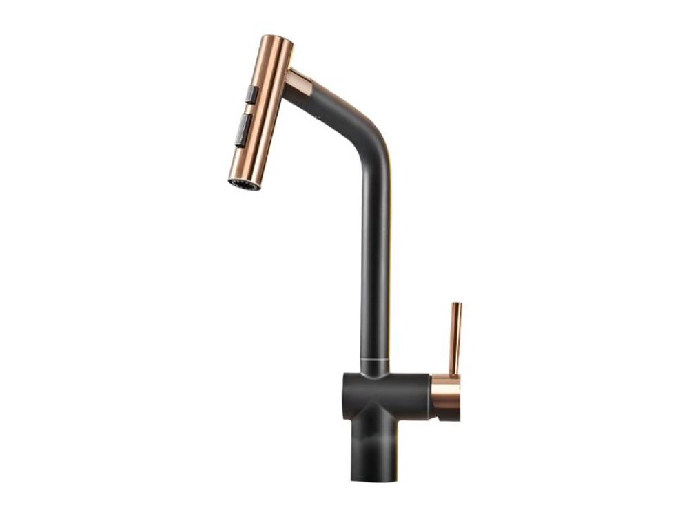 5" Black Stainless Steel Bar Faucet — view 3