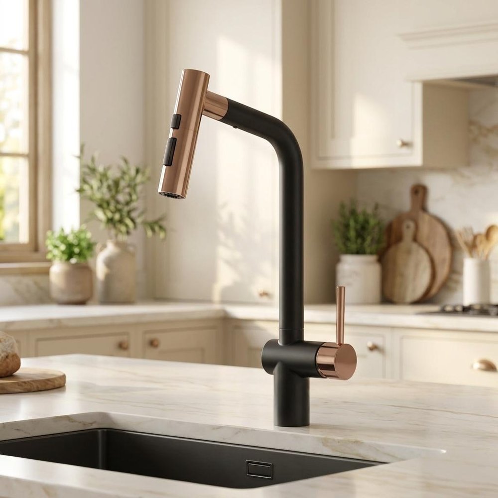 5" Black Stainless Steel Bar Faucet — view 1