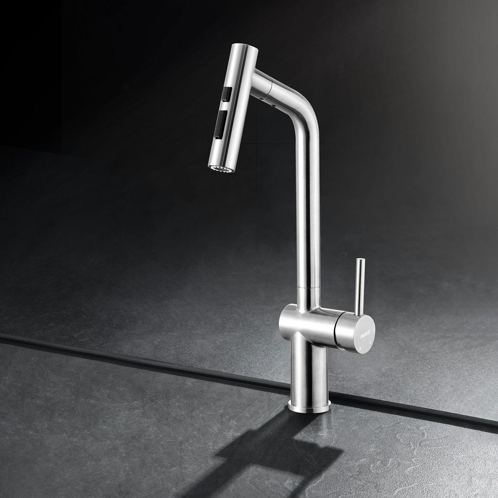 5" Silver Stainless Steel Bar Faucet — view 6