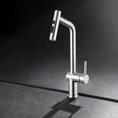 5" Silver Stainless Steel Bar Faucet HomeRoots